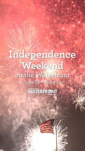 3.1K views · 18 reactions | Celebrate Independence Day on the Delaware River Waterfront with epic festivities at all of our parks! Live music, food, and more, with a fantastic fireworks show on Saturday at 9:30 pm. Don't miss out. #MyPhillyWaterfront #July4thPhilly #VisitPhilly | Delaware River Waterfront | Facebook
