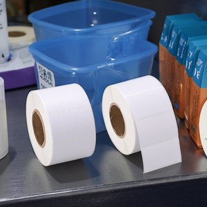 [Hot Item] Custom Zebra Barcode Paper Self-Adhesive Label Sticker Roll for Label Printer Machine