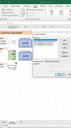 1.3K views | Scenario manager in excel #Excel #exceltraining #exceltricks #exceltutorial #googlesheet #exceltips LEARN MORE | LEARN MORE | Facebook