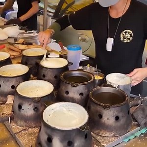 Malaysian Style Crispy Apam Balik Making. | Handmade