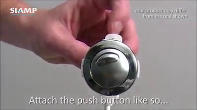 Optima 50 Flushing Valve - How to Replace Cable and Button | Siamp UK