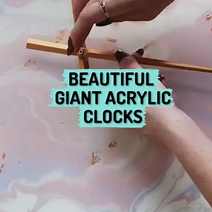 These beautiful, giant acrylic clocks are the perfect statement piece for any home ❤️ 🕰 | Ultimate