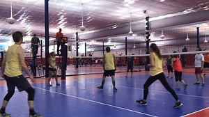 Thursday Night, Tournament Week, just went into Beast mode as Team Beast uses girl power for the kill! Finals night Dec. 16th see you there!!! | Richmond Volleyball Club
