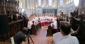 Choristers sing on prog rock Christmas single