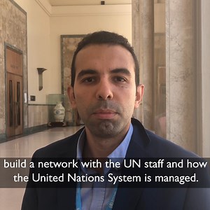 1.6K views · 79 reactions | "Graduate Study Programme allows students to understand the type of work done at the UN, network with the staff and understand how the United Nations System is managed." Last month, Ahmad took part in the #GSP57, a long running educational programme at UN Geneva. UNOG.ch/gsp | UN Geneva | Facebook