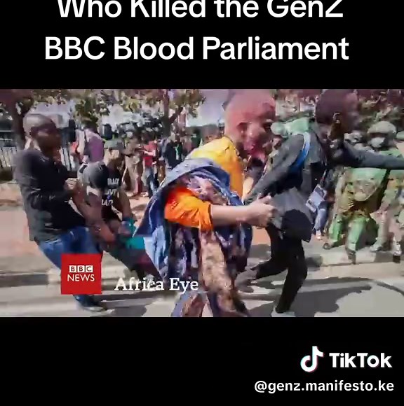 Who pulled the trigger? Who were they working for? #BloodParliament #Genzmanifesto #Genzmanifesto #GenZ