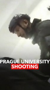 2.1K views · 25 reactions | Watch Czech police bodycam footage as they search for Prague university shooter Czech police have released body-camera footage taken on Thursday of their operation at Prague's Charles University where a shooter killed 14 people and injured scores of others in what was the worst such incident in the country's history. | A News | Facebook