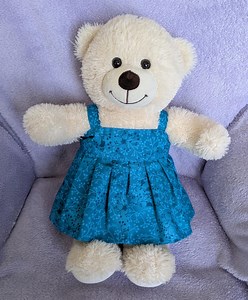 Handmade Teal Flowery Strappy Summer Dress for 15inch (build a Bear) Size. - Etsy Australia