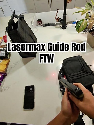 Gen3 Glock 17 w/ lasermax guide rod and olight mini. Filmed with #raybanmeta #glock #lasermax