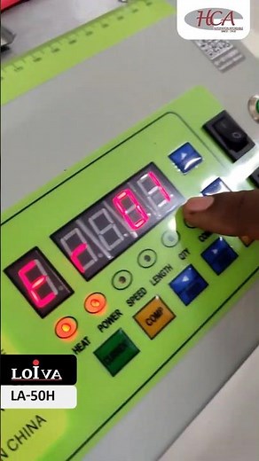 Loiva LA 50H | Economic Belt Loop Cutter (Cold & Hot) #hca #industrialsewing #garmentmanufacturing