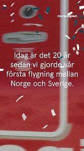 11K views · 83 reactions | Vissa grannar är trevligare än andra﫶 Idag är det 20 år sedan vi gjorde vår första flygning mellan Stockholm och Oslo拾 Tack till alla som har flugit med oss. Vi ser fram emot de kommande 20 åren ❤️ #flynorwegian | Norwegian | Facebook