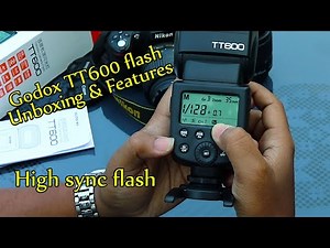Godox TT600 flash Unboxing & Features