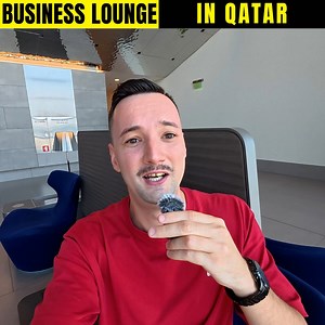 Inside Qatar Airways Business Class Lounge In Doha (Worth It?) 🇶🇦 | Ken Abroad