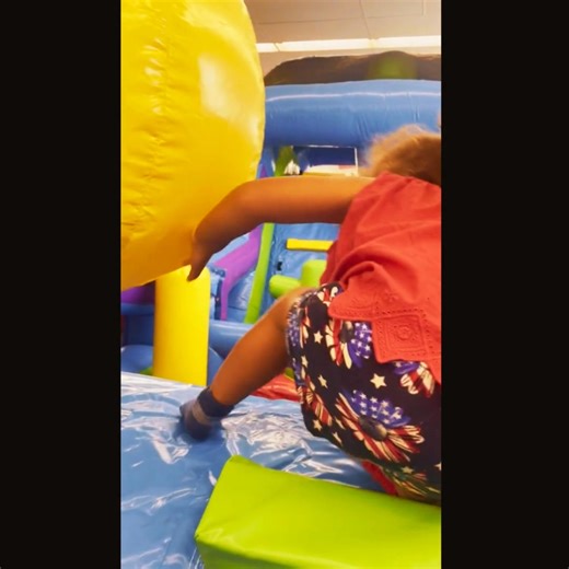 POV of your child having a blast at Jumpy Jump Land | Visit Fort Scott KS