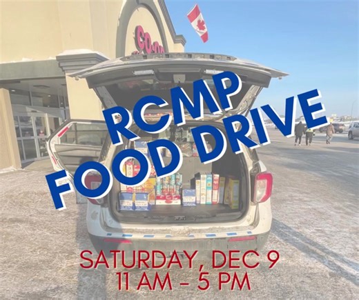 Join us tomorrow at the Discovery Co-op Mall, where our dedicated local RCMP members will be stationed outside the Food Store entrance, collecting donations for the Food Bank. Come on out and contribute to making a positive impact in our community!  欄 | Discovery Co-op | Facebook