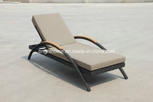 [Hot Item] Pool Beach Sun Lounger Bed, Rattan Lounger Sofa Bed