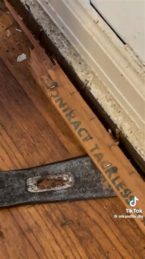 6.8K views · 11 reactions | Easy DIY— removing tack strips! #DIY #carpet | Nik and Liv DIY | Facebook