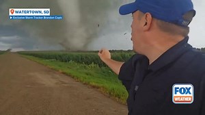 697K views · 5.5K reactions |  TORNADO SPOTTED: Exclusive Storm Tracker Brandon Copic is on the scene where a large tornado is moving through parts of South Dakota this evening. #tornado #SevereWx #SouthDakota #stormchasing #FoxWeather | FOX Weather | Facebook