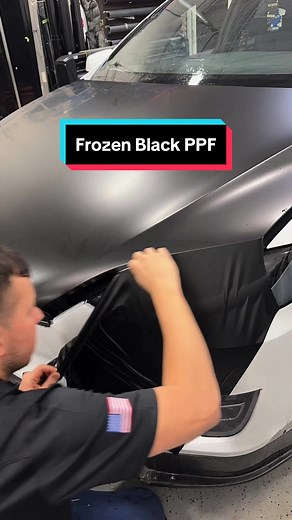 Tesla Model X Full Body Color PPF in Frozen Black Finish