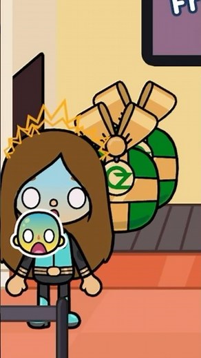 Alphaba and Glenda gift ￼ in Toca Boca!!! ￼