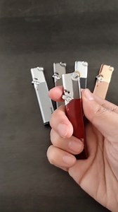5/Pack Stylish Butane Torch Lighters Portable Metal Lighter Jet Flame Lockable (5 Color)