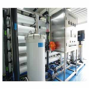 [Hot Item] Planta Purificadora De Agua Por ó Smosis Inversa Mobile Phone Remote Control Container Water Treatment Equipment