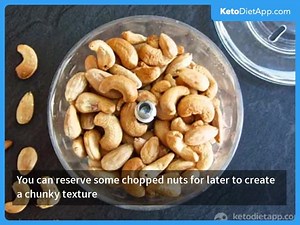 Homemade Almond & Cashew Butter Deliciously creamy homemade nut butter made with roasted almonds and cashews. A healthier alternative to peanut butter. ➡ https://ketodietapp.com/Blog/lchf/Almond-Cashew-Butter | KetoDiet App