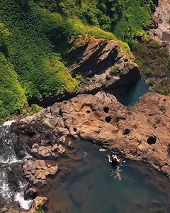 This waterfall at the border of Karnataka & Goa will transport you to a world of calmness! 😍 TAG someone you'd like to go here with! ❤️ ✨ Repost by @grabovsky.photo Where: Surla Waterfalls, Belgaum | So Delhi