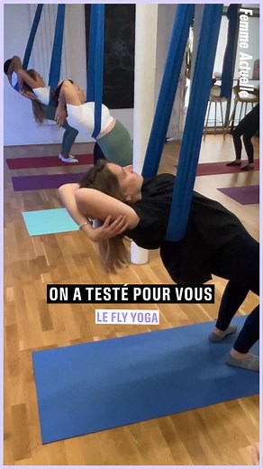 Célébration des 40 ans de Femme Actuelle avec Fly Yoga