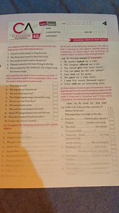 (A) Underline the finite verbs and encircle the non-finite verb... | Filo