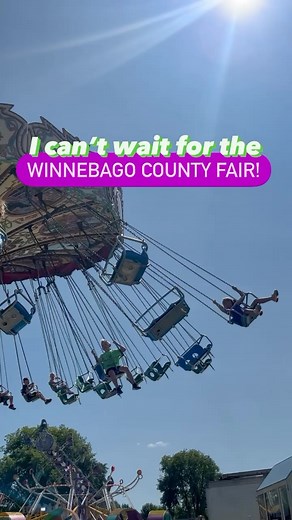 I can’t wait for the Winnebago County Fair! 🎶 🎡 🍭 And you don’t have to wait anymore! The fair is officially happening now through Sunday! Head west to Pecatonica, IL (just 20 miles west of Rockford) for a whole lot of family fun! Tap the link in our bio for a full list of events, ticket info and more! 🍦🍕🌮🐑🐽 | Go Rockford
