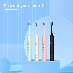 [Hot Item] USB Charging Frequency Sonic Electric Waterproof Multi-Function Toothbrush