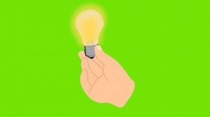 Animation Hand Holding Light Bulb Green Stock Footage Video (100% Royalty-free) 3739333701 | Shutterstock