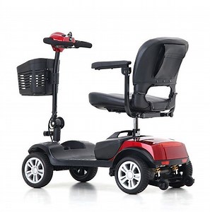 [Hot Item] Ultra Light-Weight Portable Auto-Fold Transformer 4 Wheel Travel Electric 4-Wheel Mobility Scooter Convenient for Elderly Adult