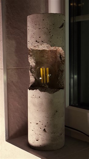 DIY Concrete Lamp! | Busy Panda
