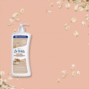 St. Ives Soothing Hand & Body Lotion for Women with Pump, Daily Moisturizer Oatmeal and Shea Butter for Dry Skin, Made with 100% Natural Moisturizers, 21 fl oz, 4 Pack