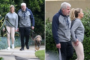 Ron Perlman, 70, holds hands with girlfriend, 47, after ditching wife of 38 years