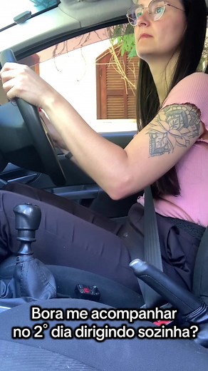 Fazendo percursos curtos até me sentir segura em ir mais longe… bora, juntas? 🤩 #dirijasecomigo #recemhabilitada #mulhernovolante #foruyou
