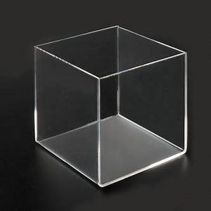 [Hot Item] Wholesale Clear Transparent Square Box Acrylic Circular Candy Tank with Lid