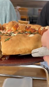 Fresh dough, hand-rolled edge, and all the cheesy goodness on top! @susieneedsasnack and her crew knew just where to go when the pizza craving hit! #beaujospizza #coloadostylepizza #denverfoodie | Beau Jo's