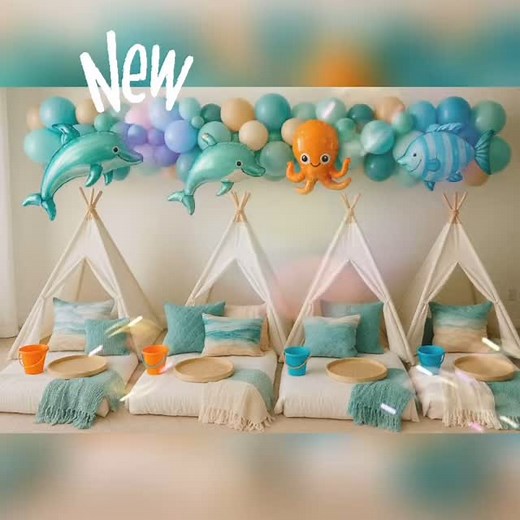 Are ya'll ready for our great glamping indoor Tee Pee slumber parties! Great for boys and girls! Choose from our Under The Sea, Soccer Showdown, Party Like A Princess, Game On,TikTok, and Movie Night themes. We can also put together themes of your choice. Get ready for the ultimate teepee sleepover experience. #teepeeparty #sleepover #partytime #partyideas #balloons #balloongarlands #teepeesleepover #teepeesleepoverparty #sleepovergoals #glamping #teepeeparties #birthdaypartyideas #raleighnc #cl