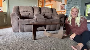 Solid Wooden Modern Triangle Coffee Table: Unique Funky Coffee Tables for Living Room, Oval Mid-Century Irregular Abstract Tea Tables for Patio Office Balcony Bedroom