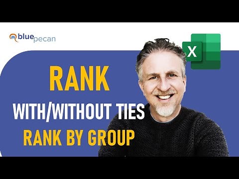 Rank Scores in Excel | With or Without Ties | Rank by Group - RANK IF by Criteria