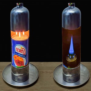 How to turn a fire extinguisher into a mini heater (Extremely hot!) | Genius Hands DIY