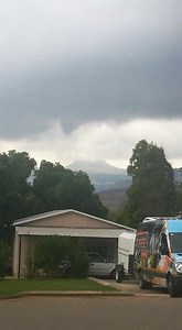 Another view of the Tornado that touched down in the Bergville area earlier today sent in by Lorna. | Storm Report SA