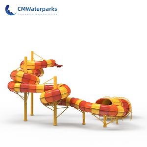 [Hot Item] Commercial Water Slide Curve Water Slide Pool Slides Water Park Equipment for Adults