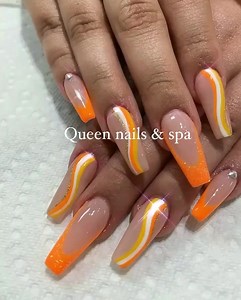 Acrylic set 殺. Thank you for coming in ❤️ | Queen Nails & Spa | Facebook
