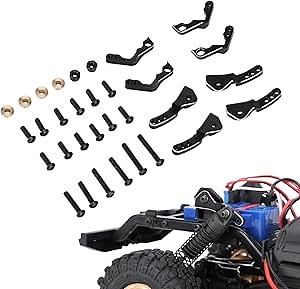 Aluminum Alloy Shock Flex Blades Adjustable Shock Mount Front & Rear for TRX4M 1/18 RC Crawler Upgrades Accessories