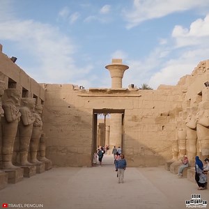 6.4K views · 475 reactions | Explore Ancient Karnak Temple in Luxor, Egypt Credit YT: Travel Penguin | Be There | Facebook