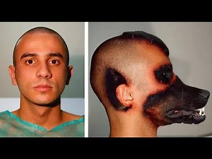 Man change his face to dog face/ Rodrigo Braga/ Dogman/ Plastic surgery/ Erik Sprague